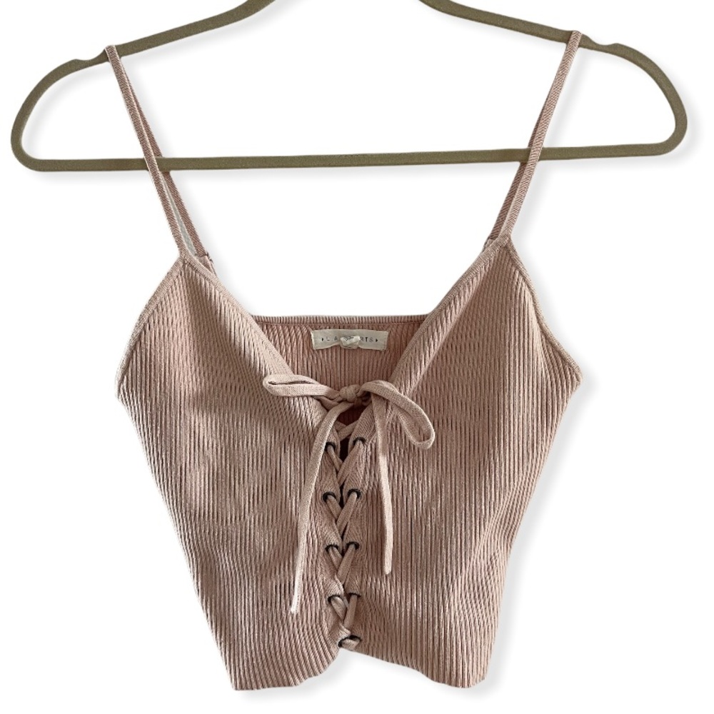 L.A. Hearts Lace-Up Tank Top